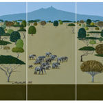 Rebecca Campbell, Commission of a painting similar to 'African Icons' , 2024