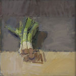 Ben Henriques, Hellebores on a Mandarin Background, 2021