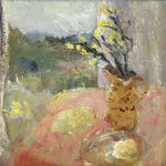 Alice Mumford, Reflected Studio with the Yellow Cloth