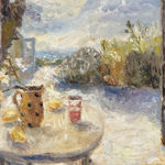 Alice Mumford, Reflected Studio with the Yellow Cloth