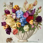 Georgia Fiennes, Parrots, Plums and Pink