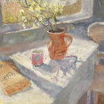 Alice Mumford, Reflected Studio with the Yellow Cloth