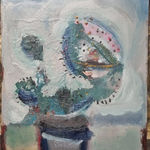 Karim Abu Shakra, Cactus in Blue, 2021