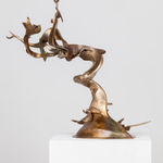 Miya Ando, January 15, 2021 Matsu Pine Shou Sugi Ban Silver, 2021