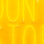 Deborah Kass, Don't Stop 3 (Yellow/Yellow/Yellow), 2020