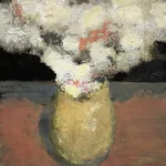 David Konigsberg, Bouquet In Yellow Vase, 2021