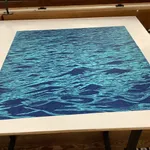 Eve Stockton, Big Seascape Diptych XII (left), 2015