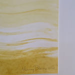 Julia Whitney Barnes, Cyanotype Painitng (Peony, Ferns, etc.), 2020