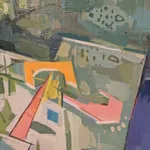 Francis Sills, Flowers (reflected), 2018