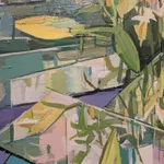 Francis Sills, Flowers (reflected), 2018