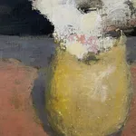 David Konigsberg, Bouquet In Yellow Vase, 2021