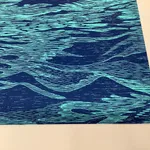 Eve Stockton, Big Seascape Diptych XII (left), 2015