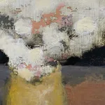 David Konigsberg, Bouquet In Yellow Vase, 2021