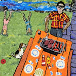 Polly Shindler, Peach Refrigerator, 2021