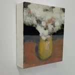 David Konigsberg, Bouquet In Yellow Vase, 2021