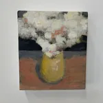 David Konigsberg, Bouquet In Yellow Vase, 2021