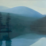 Jane MacNeill, Loch with Hidden Island (Loch an Eilein), 2019