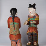 Unknown, Joseon Dynasty (1392–1897), Pair of Buddhist Attendant Boys (Dong-ja), late 17th to early 18th Century