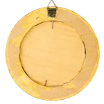 Italian Renaissance miniature depicting a bearded Prophet with a turban and scroll (phylactery) by the Veronese Illuminator, late 15th century, circular gold frame, La Gabrielle Fine Arts.