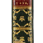 A richly illuminated medieval manuscript, Italian Book of Hours from Rome, signed and dated by the scribe, with many illuminations and decorative borders, bound in a lavishing 19th-century leather binding