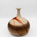 Togaku Mori b. 1937 Vase, 2005 Signed tomobako, inside lid stoneware 23 x 12 in