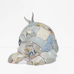 Chase Travaille, Mother Monstro Elisasue, 2025 Ceramic shards and epoxy 12 x 14 x 12 in