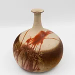 Togaku Mori b. 1937 Vase, 2005 Signed tomobako, inside lid stoneware 23 x 12 in