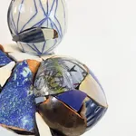 Chase Travaille, Mother Willendorf, ceramic shard, 17x9x8in