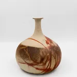 Togaku Mori b. 1937 Vase, 2005 Signed tomobako, inside lid stoneware 23 x 12 in