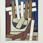 Mavis Pusey, Dissolution of X, 28 3/4 x 22 1/2 in