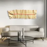 Sherbert. Colour Pencil and Acrylic Paint on Paper. Shown in horizontal position in illustration mockup to scale.