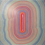 Good Vibrations. Colour Pencil and Metallic Paint on Paper.