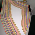 Overhead view of Wonder Woman in progress.