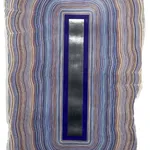 Purple Window. Shown unframed.