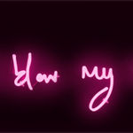 Lauren Baker, You Blow My Mind - Pink On Black, 2013