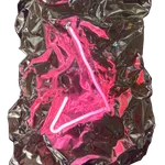 Lauren Baker, Metal Abstract White, 2022