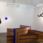 Mehdi Moutashar, Trois Plis à 60° et Deux Carrés (Three Folds at 60° and Two Squares), 2021