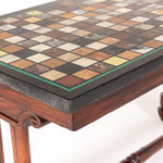 19th Century Regency Mahogany Table with Specimen Marble Top