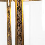 SOLD, 19th Century Gilt Bronze Hall Lantern