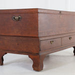 SOLD, 18th Century Oak Silver Chest