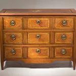 SOLD, 18th Century Italian Walnut & Kingwood Chest of Drawers