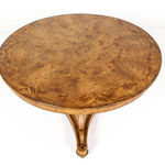 19th Century French Burr Ash Centre Table