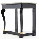 19th Century French Console Table with Marble Top