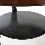 Early 19th Century Tri-pod Table with Black Marble Top