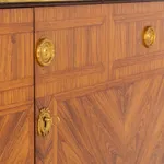 1940s French Kingwood Bureau Plat