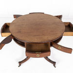 Early 19th Century English Regency Mahogany Drum Table