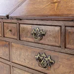 18th Century Estate Oak & Ash English Bureau