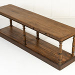 19th Century Rustic French Oak Drapers Table