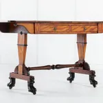 SOLD, Regency Satinwood and Rosewood Sofa Table