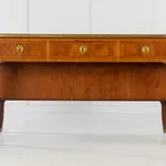 1940s French Kingwood Bureau Plat